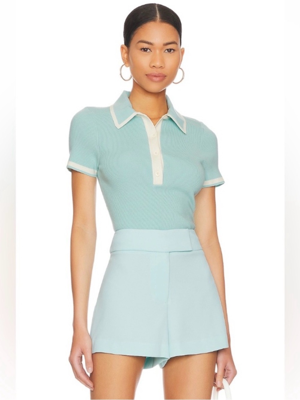 Alice and Olivia pia polo top